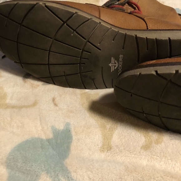 Mens Dockers brown boots. Size 11.5. Used in good condition. - Picture 8 of 10